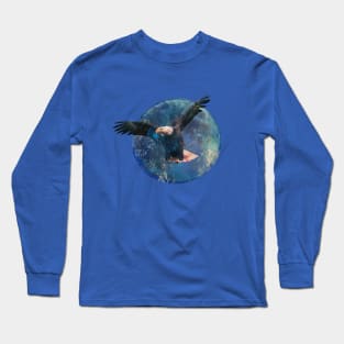 Eagle Moon of Freedom Long Sleeve T-Shirt